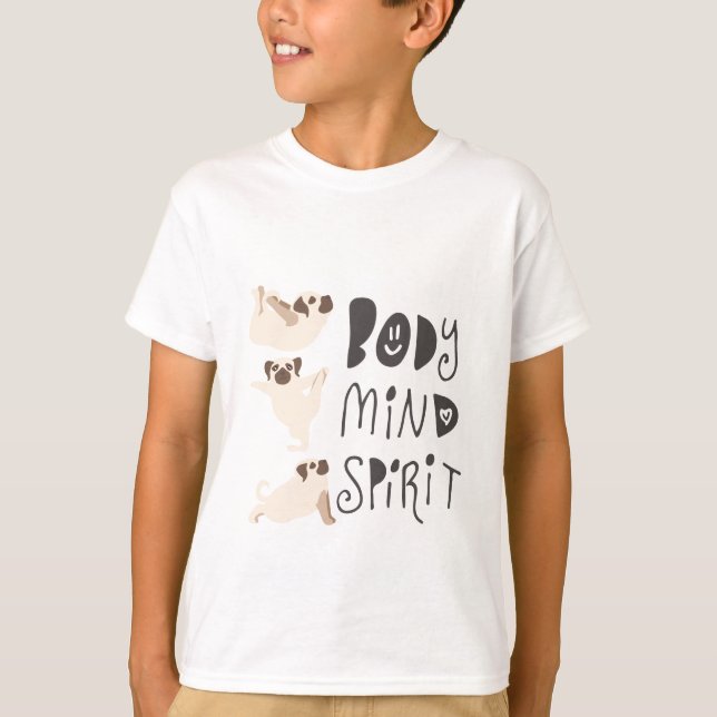 Yoga Pugs T-Shirt (Front)