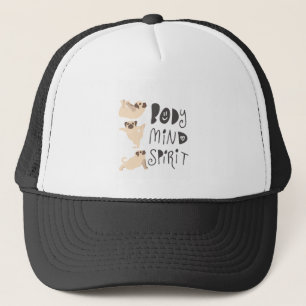 Yoga Pugs Trucker Hat