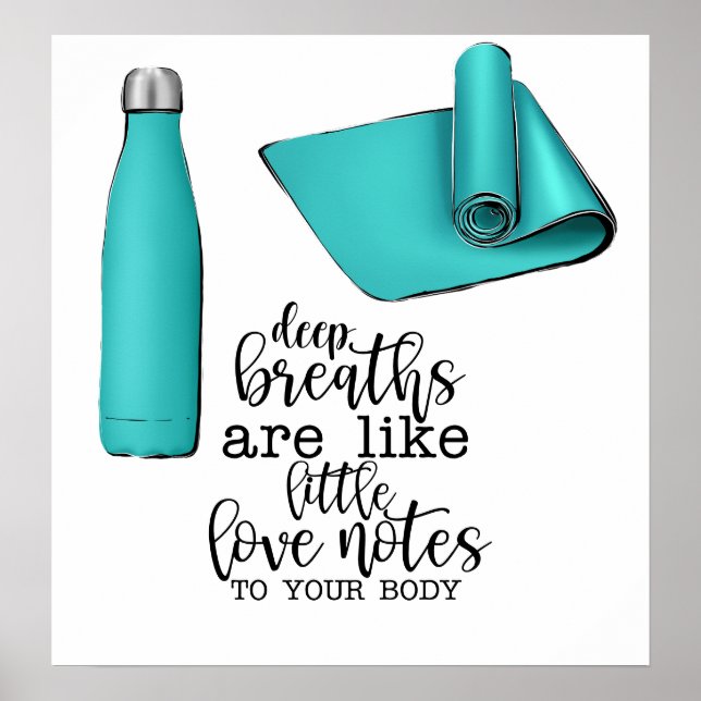 Yoga Quotes Poster (Front)