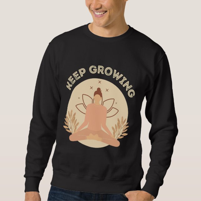 Yoga Quotes Sweatshirt (Front)