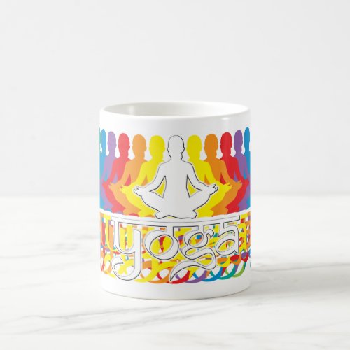 Yoga Rainbow Intentions Coffee Mug