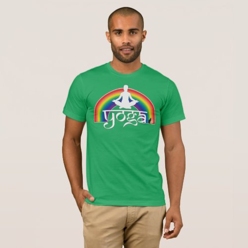 Yoga Rainbow Intentions T_Shirt