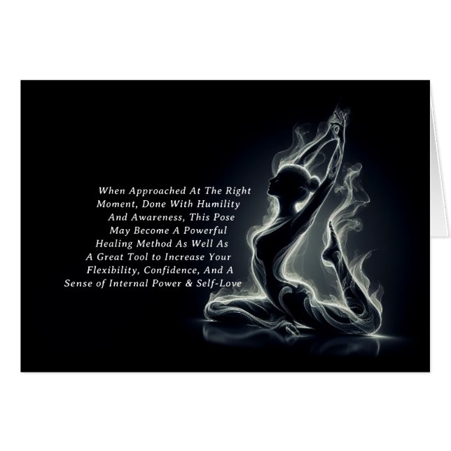 Yoga Reiki Instructor One-Legged King Pigeon Pose (Front Horizontal)