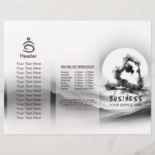 Yoga Reiki One-Legged King Pigeon Pose Watercolor