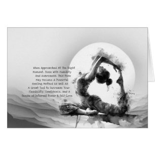 Yoga Reiki One-Legged King Pigeon Pose Watercolor Cards