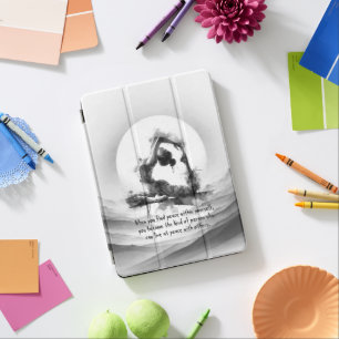 Yoga Reiki One-Legged King Pigeon Pose Watercolor iPad Pro Cover