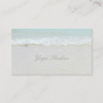 Yoga Reiki Spiritual Healing Water Studio Business Business Card by valeriegayle at Zazzle