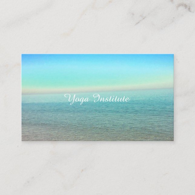 Yoga Reiki Tranquil Business Cards (Front)