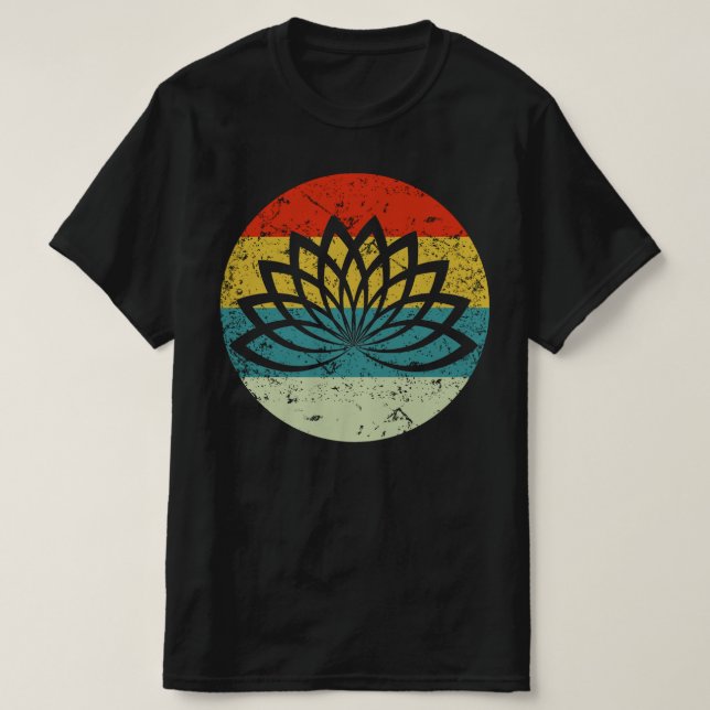 YOGA  retro vintage T-Shirt (Design Front)