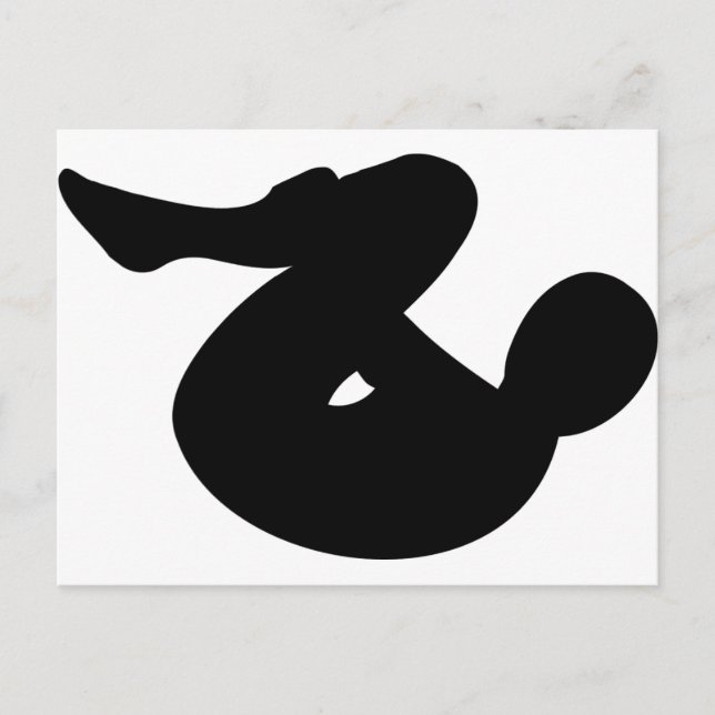 yoga - salto postcard (Front)