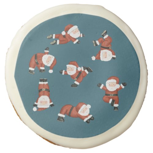 Yoga Santa Christmas Sugar Cookies