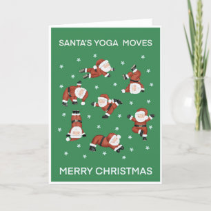 Yoga Santa Holiday Card