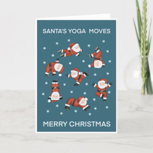 Yoga Santa Holiday Card