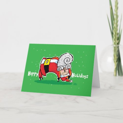 Yoga Santa Holiday Card