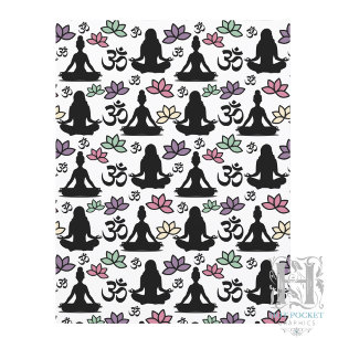Yoga Scrapbook Paper