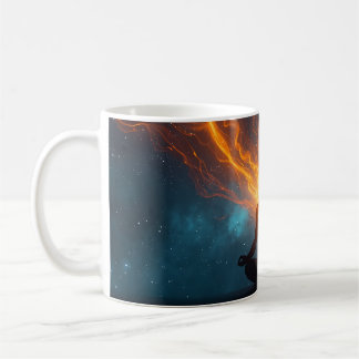 Yoga Silhouette Coffee Mug - Spiritual Art & Mindf