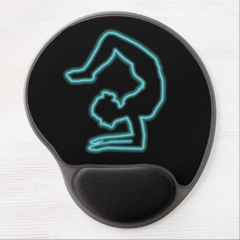Yoga Silhouette Gel Mouse Pad by Lasting__Impressions at Zazzle