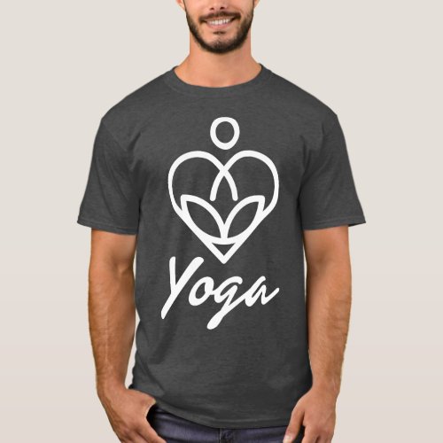Yoga Simple Design T_Shirt