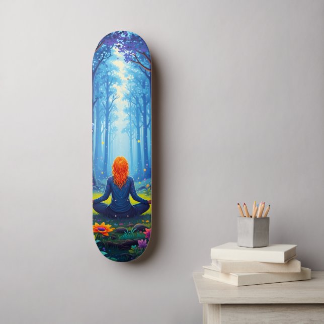  yoga skateboard (Wall Art)
