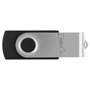 yoga skeleton flash drive