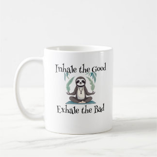 Yoga Sloth Mug for Meditation
