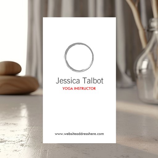 Customizable YOGA, SPA, SALON, TRANQUILITY Business Card