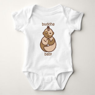 Yoga Speak Baby: Flesh Buddha Baby Baby Bodysuit