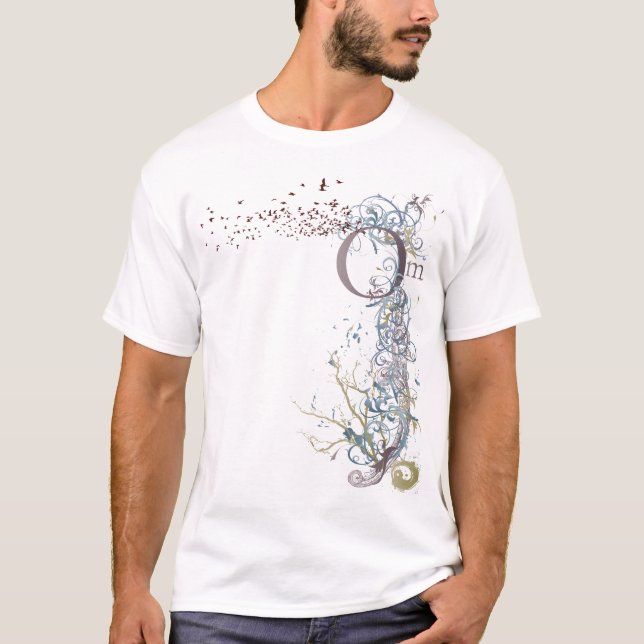 Yoga Speak : NEW Om Tee (Front)