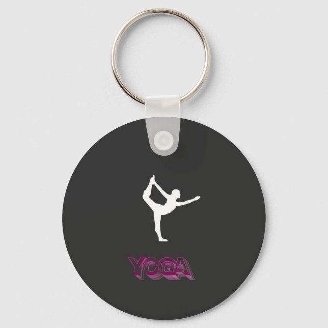 Yoga sports 1 keychain (Front)