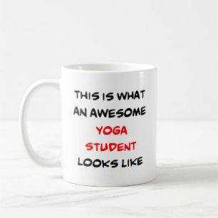 yoga student, awesome coffee mug