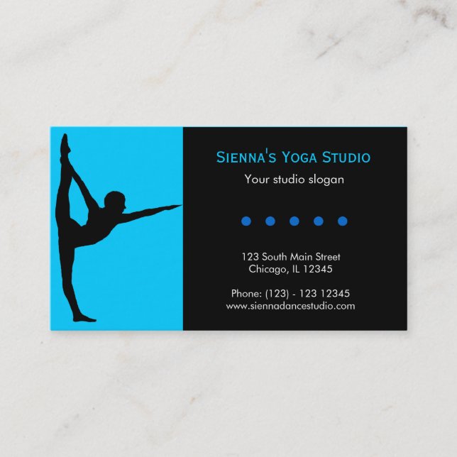 Yoga Studio Business Card (Front)