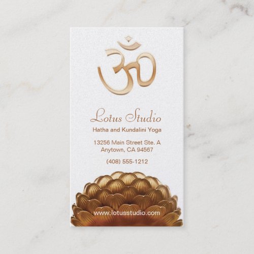 Yoga Studio Business Card