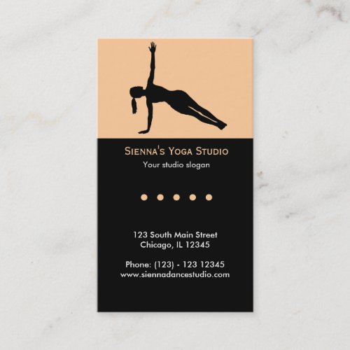 Yoga Studio Business Card Template