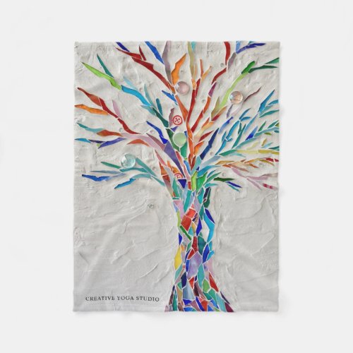  Yoga Studio Fleece Blanket