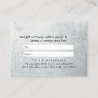 YOGA Instructor Gift Certificate Elegant Om Symbol, Zazzle