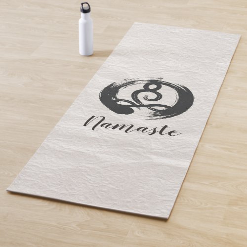 Yoga Studio Instructor Meditation Pose ZEN Symbol Yoga Mat