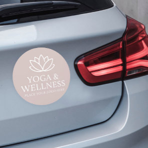 Yoga Studio Logo Circle Car Magnet Promotional