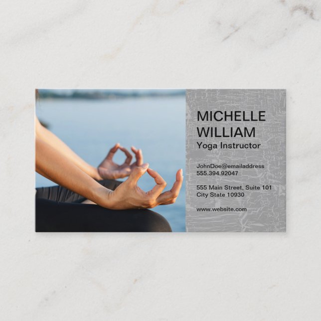Yoga Studio | Meditation Business Card (Front)