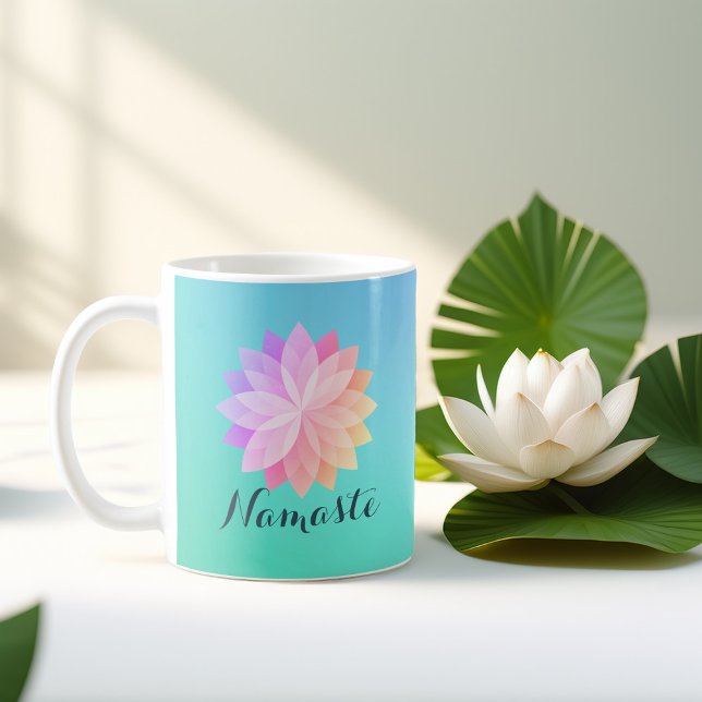YOGA Studio Meditation Instructor Colorful Mandala Coffee Mug (Creator Uploaded)