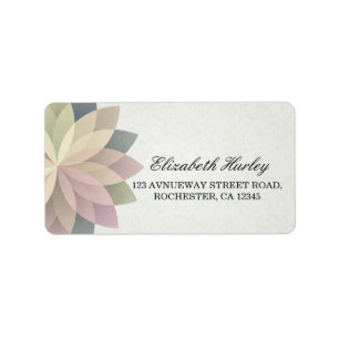 YOGA Studio Meditation Instructor Colorful Mandala Label