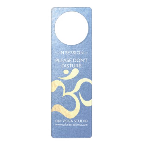 Yoga Studio Meditation Instructor Life Coach OM Door Hanger