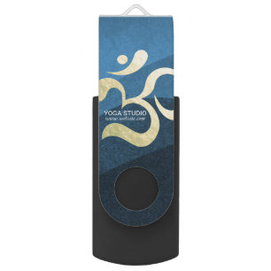 Yoga Studio Meditation Instructor Life Coach OM Fl Flash Drive