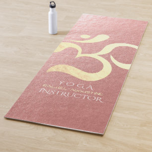 Yoga Studio Meditation Instructor Life Coach OM Mat