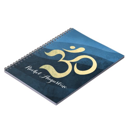 Yoga Studio Meditation Instructor Life Coach OM No Notebook