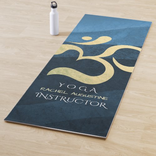 Yoga Studio Meditation Instructor Life Coach OM Yo Yoga Mat