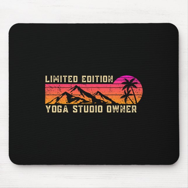 Yoga Studio Owner Job Birthday Worker Professional Mouse Pad (Front)