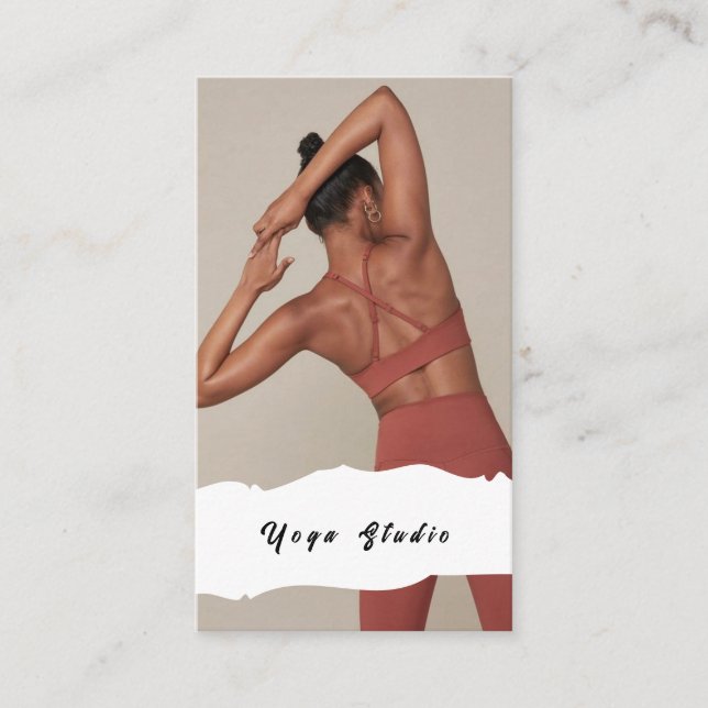 Yoga Studio Teacher Training Business Card (Front)