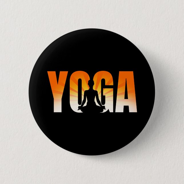 Yoga Sunshine Button (Front)