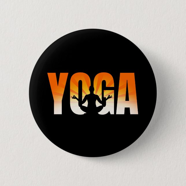 Yoga Sunshine Button (Front)