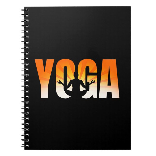 Yoga Sunshine Notebook (Front)